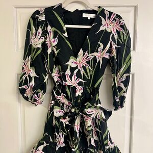 Borgo De Nor Printed Floral Anita Mini Dress Size 8
